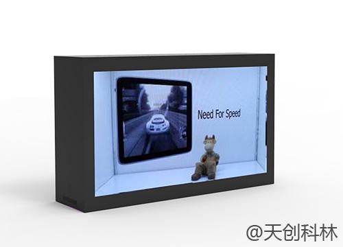 透明液晶展示柜可用于营业厅展示商品